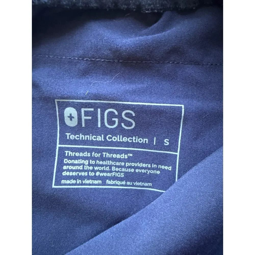 Figs Men's Tansen Jogger Scrub Pants in Navy Blue Size Small